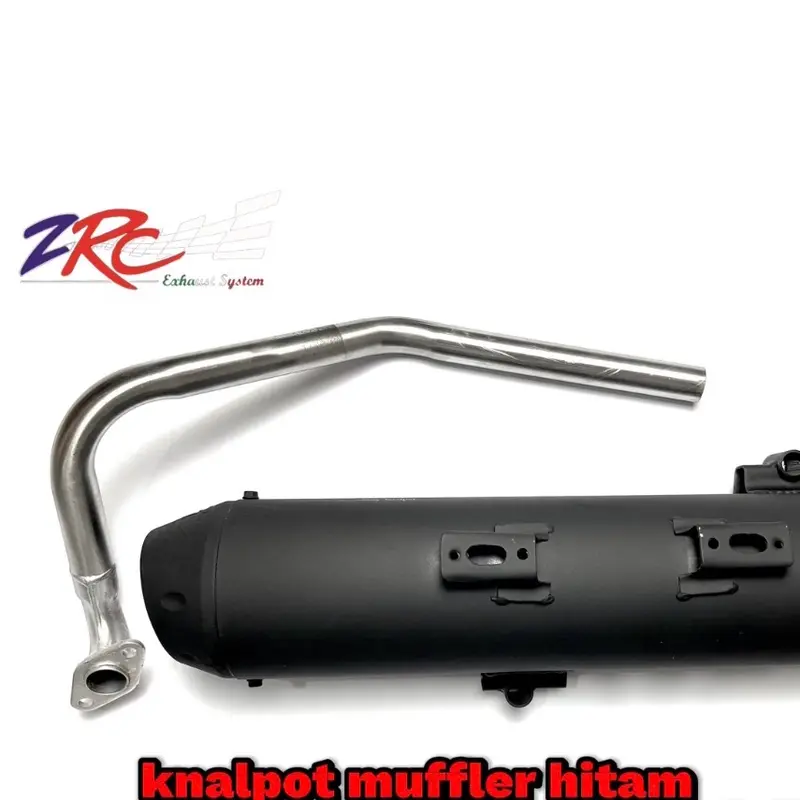 KNALPOT ZRC MUFFLER HITAM ALL TIPE MOTOR 3