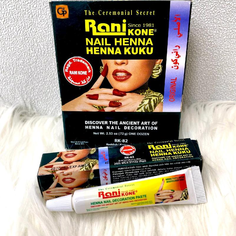 Hena Rani HENNA RANI PASTA KUTEK KUKU HALAL MUSLIMAH NAIL Polish Hena Inai - Shop ...