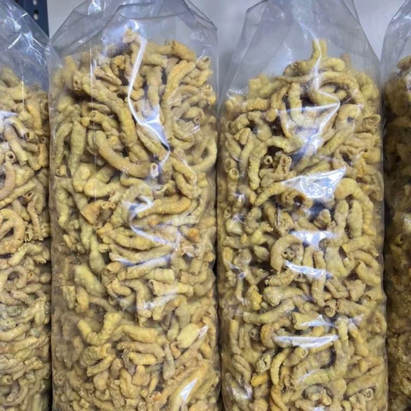 2 kg Kripik usus original - Kripik usus ayam enak gurih Keripik Crispy Snack 0