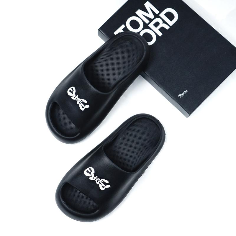 Product Introduction of E Label - Swiss Sandal Selop Karet Wanita Sandal Slip On Fashion Wanita Kekinian Anti Slip Sendal 4