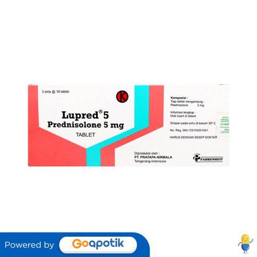 LUPRED 5 MG BOX 30 TABLET