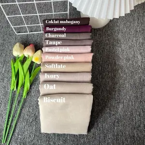 Hijab Paris Jadul Varisha / Hijab Daily Segi Empat Soft Colour Earthtone Terlaris
