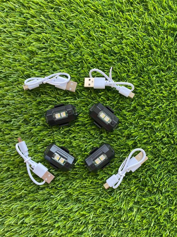 LAMPU LED KEDIP PESAWAT RGB LED AIRCRAFT PLANE 7 WARNA USB MOBIL MOTOR BANYAK MODE VARIO MIO BEAT SCOOPY NMAX PCX MOBIL SEPEDA KABEL CAR 4
