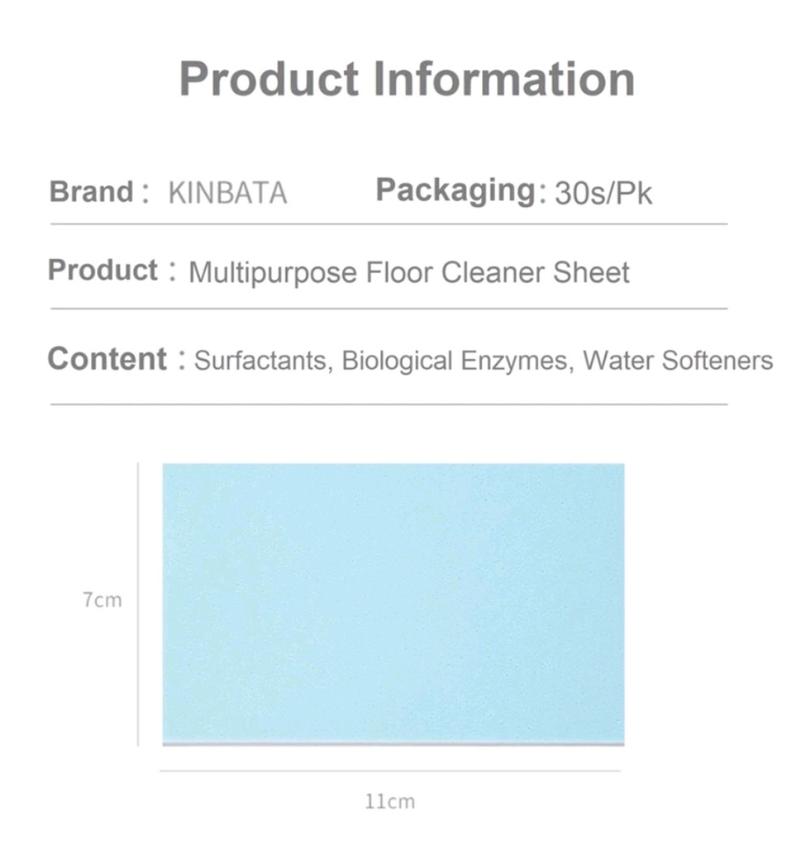Product Introduction of Kinbata Japan Magic Floor Sheet (Tile Cleaner) 4