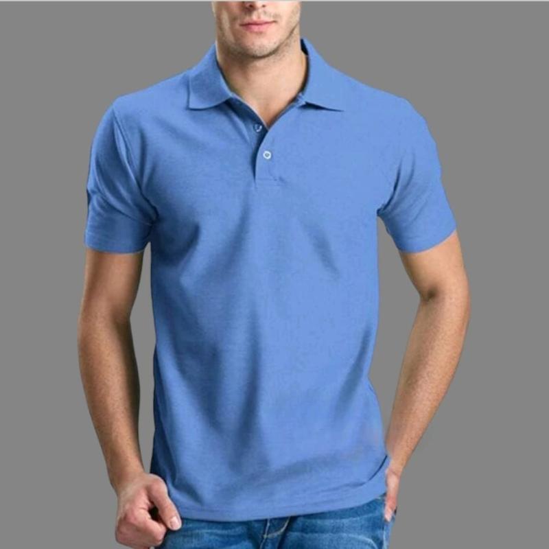 Product Introduction of Kaos Kerah Polos / Kaos Kerah Polos Seragam / Kaos Kerah Polo Shirt Unisex Formal / Kaos Kerah Lengan Pendek Abu Abu Casual 19
