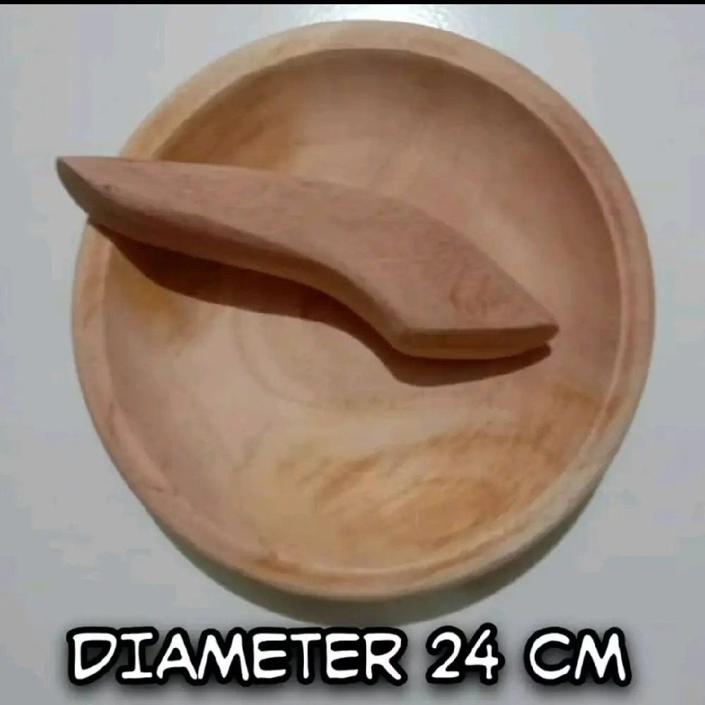 COBEK KAYU TAMBAH ULEKAN TERMURAH UK 10 CM-24 CM