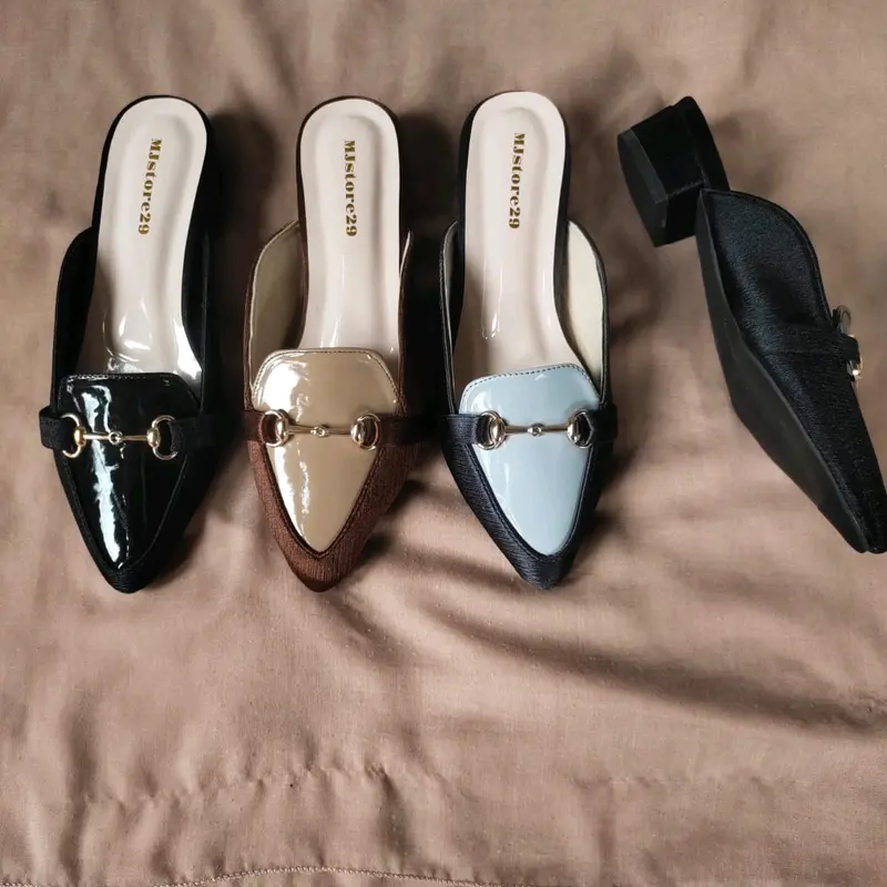mp sandal slop wanita mules 0