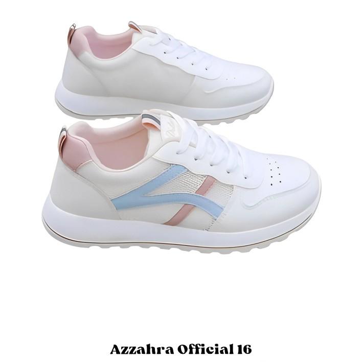 Azzahra Official Promo!!! Sepatu Casual Wanita Sneakers Wanita Kekinian Sepatu Tali Dewasa Shoes Sport Cewek