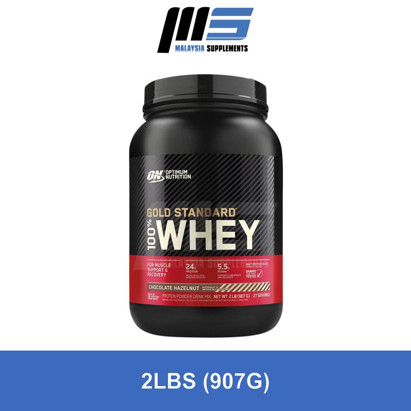 ON Gold Standard 100% Whey (2lbs) - Optimum Nutrition Whey Protein Isolate Powder