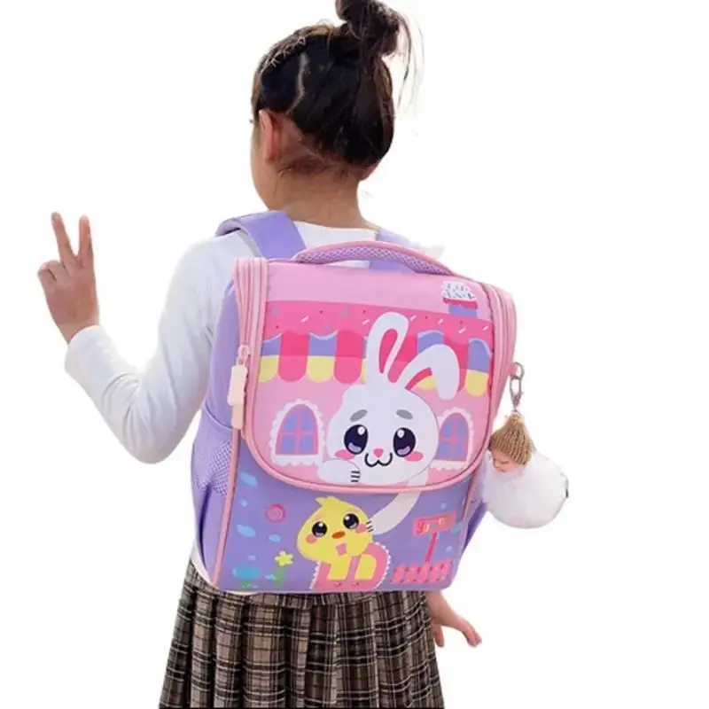 Tas Import Fashion Ransel Anak Unisek Motif 8342 dengan Bahan Kanvas PU 400 Gram 1