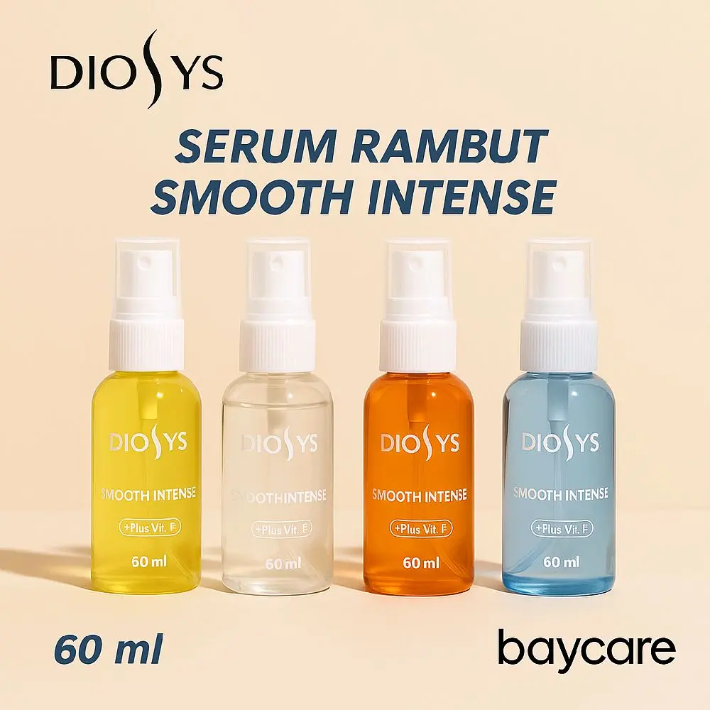 Diosys Hair Serum & Essence Oil Vitamin Pelindung Pelurus Rambut Pria Wanita 60ml
