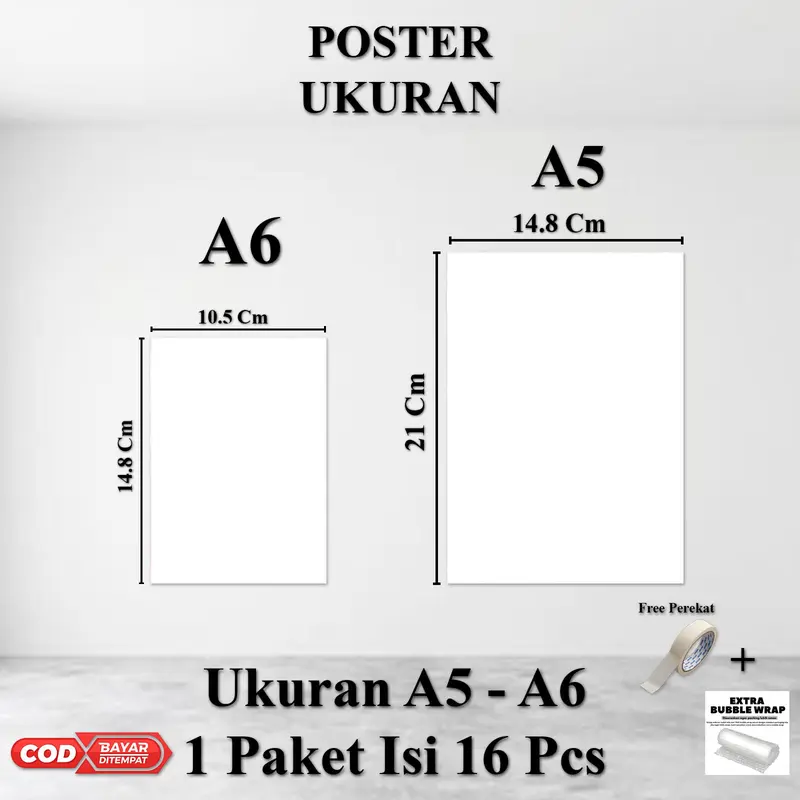 Poster Dinding Kamar Tema FREE FIRE Ukuran A5 A6 1 Paket isi 16 Pcs Hiasan Dinding Kamar Dekorasi Kamar Cetak Foto Walldecor Bisa Bayar ditempat COD Kertas 1