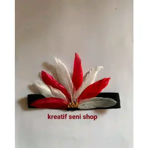 bando bulu ayam aksesoris Hiasan kepala cocok untuk perlengkapan karnaval size TK,Anak,Dewasa,Jumbo
