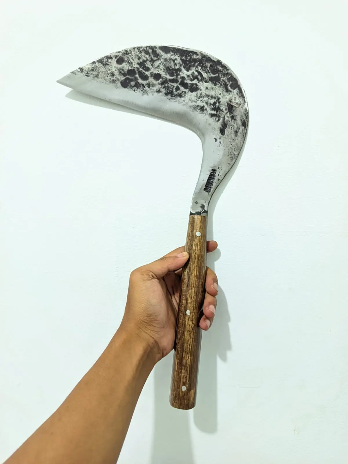 Arit rumput baja asli full fin pemangkas rumput alat tani