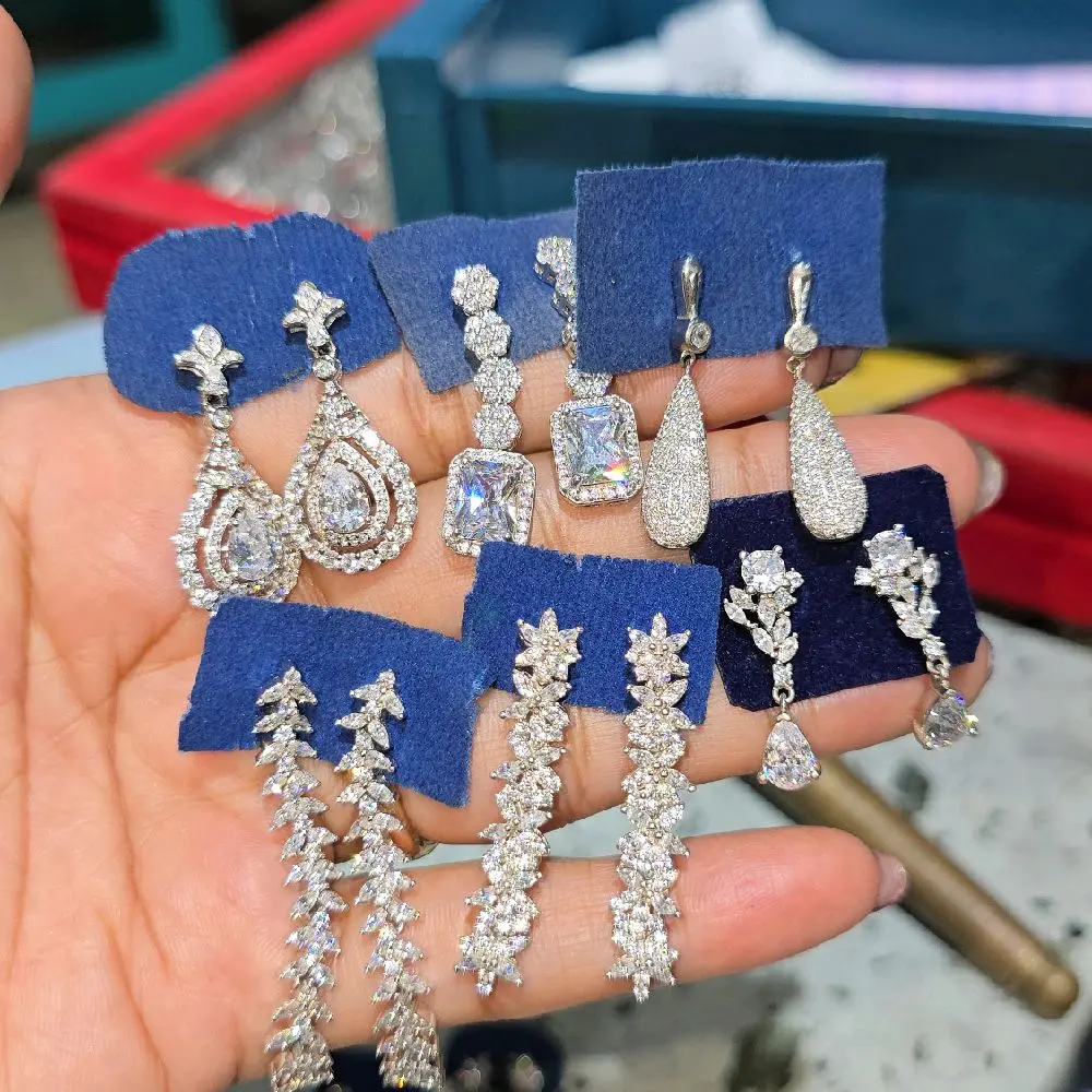 model model anting tusuk juntai perak impor 925