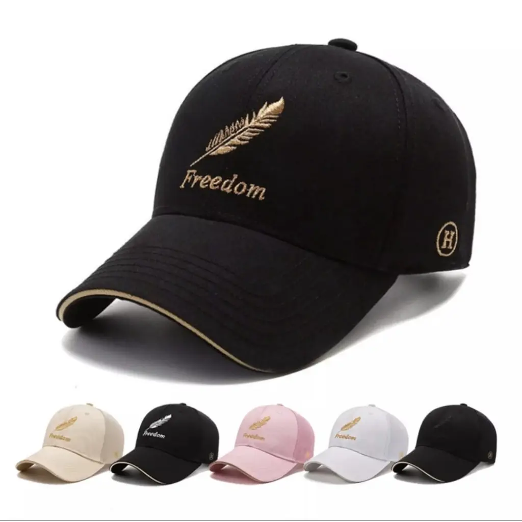 Fashion Distro Topi Baseball Casual Pria Wanita Cap Freedom Bordir Berkualitas Santai Korean Style Terkini