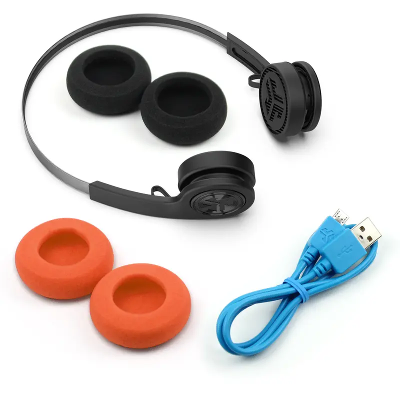 JLab New Rewind 2 Wireless Retro Headphone Dengan Dukungan Aplikasi Untuk Mengendalikan Musik Kamu. Bluetooth Microphone Earphones Headset Tws 5