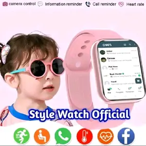 TERLARIS' VIRAL.!!! JAM TANGAN PINTAR ANDROID SMARTWATCH DIGITAL Anak Pria Wanita Dewasa Bluetooth 1.44 inci TPU IP67 UI Displays Support Multiple Fitur Split Screen