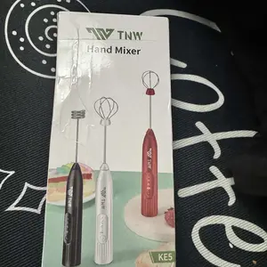 TNW Pembuih Susu Pengocok Telur Handheld Blender Milk Frother Electric Mixer Portable Egg Beater USB Rechargeable