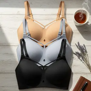 Atheanorth Bra wanita Seamless push up bra ,partikel lembut,tanpa kawat,menopang dengan baik 921