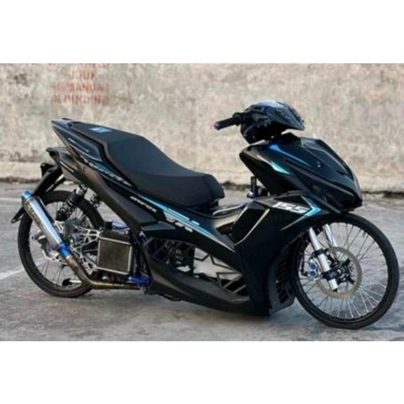 STICKER FULL CHROME ALL NEW AEROX CONNECTED NVX 155 MIGOS STYLE DESIGN 0
