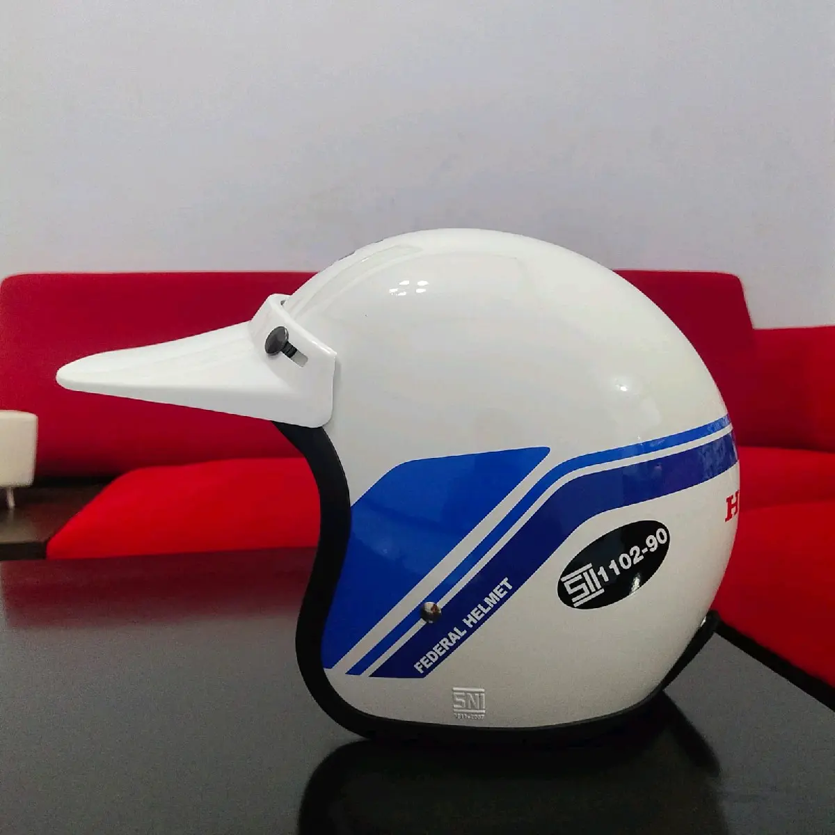Helm Honda Gank GL Series Original SNI dengan Kaca Bogo - Motorcycle