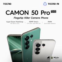 Gambar Ibnu Wardhani  [5x SUPERZOOM FLASHSNAP] TECNO CAMON 50 PRO 5G 8GB+8GB*/256GB, 50MP Sony LYT-700C, 50MP 3x Telephoto Camera, MediaTek Dimensity 7400 Ultimate 5G, IP69K, 6500mAh, Android 16, camon50pro - Moonshadow Black dari TECNO Indonesia Shop Kota Administrasi Jakarta Utara 3 Tokopedia