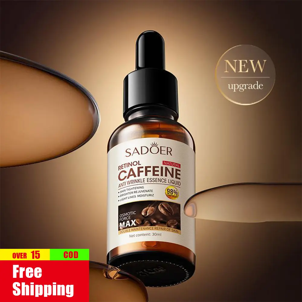 SADOER Retinol Caffeine Anti-Wrinkle Essence Hydrating and Moisturizing Essence 30ml Skincare