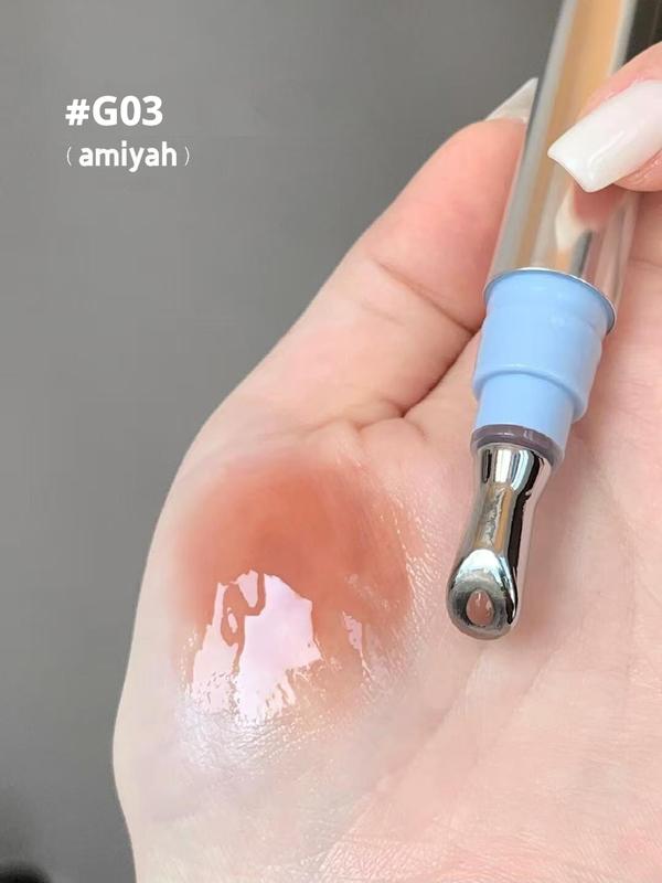 Son bóng Judydoll Essence Bàn ủi đá Gương Nước Phim rạng rỡ Vết môi Dầu môi 7