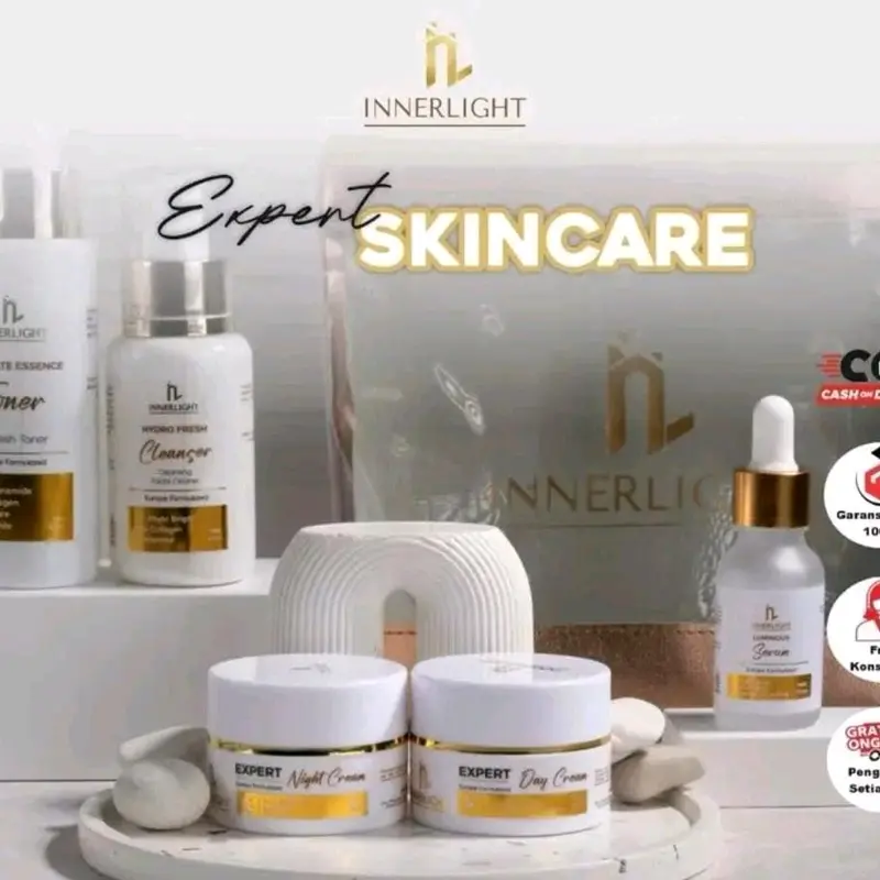 PAKET USAHA 3 PAKET INNERLIGHT SKINCARE/WHITE SECRET /EXPERT / ACNE SPOT 4
