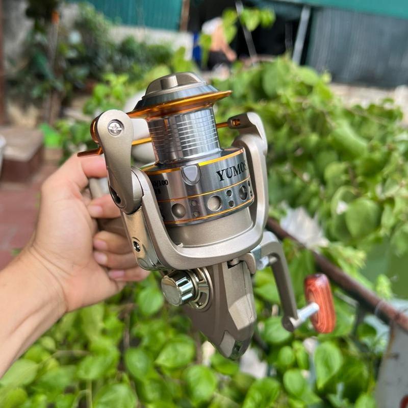 Máy Câu Cá LC Máy Đứng Có 2000-7000 Cối Bánh Răng Kim Loại, Tay Quay Hợp Kim.Dùng Câu Ngâm Câu Sông Fishing Đi Câu