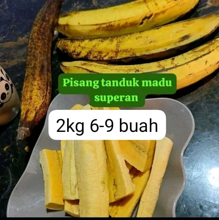 2kg pisang tanduk madu gunung Muria jaminan manis pulen
