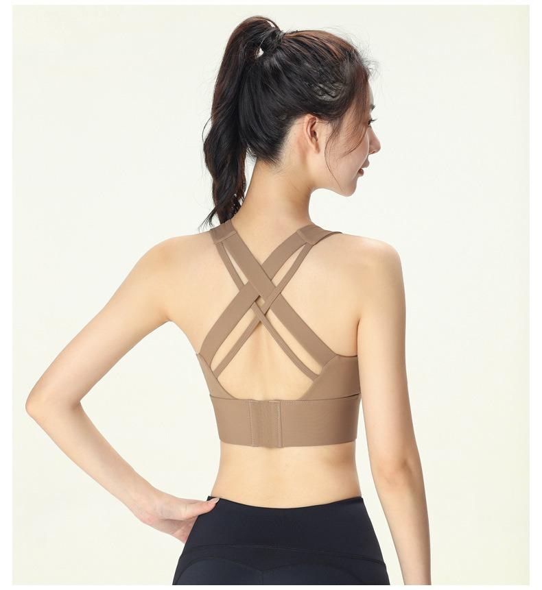 Product Introduction of High-Intensity Sports Bra for Women - Anti-Shock, Moisture-Wicking, Fixed Cups,Stylish Back Design Women's Sports Tank Top 19