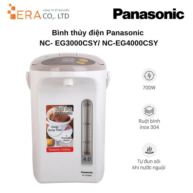 Bình thủy điện Panasonic NC- EG3000CSY/ NC-EG4000CSY 3 lít/4 lít (Trắng)