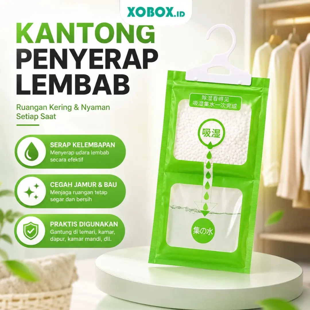 Kantong Penyerap Lembab Kantong Dehumidifier Lemari Penyerap Lembab & Anti Jamur Penyerap Lembab Ruangan HM1065