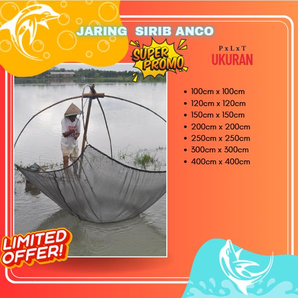 JKI Promo jaring sirib anco berbagai ukuran siap pakai - Shop | Tokopedia