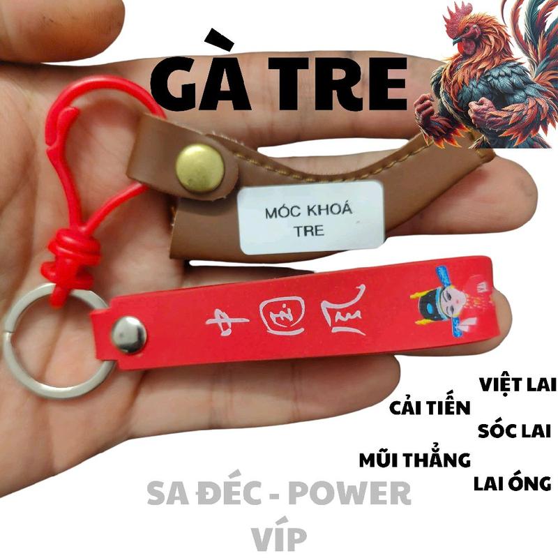 Móc khóa GÀ TRE - phụ kiện đeo chân cho gà thú cưng Gà Tre Size 40 đến 60