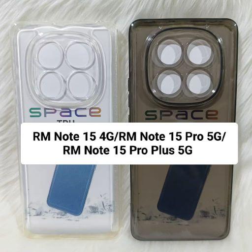 Soft Case Space Bening RM Note 15 4G/Note 15 Pro 5G/Note 15 Pro Plus 5G Casing Transparan pelindung Camera Soft Case Space Bening RM Note 15 4G/Note 15 Pro 5G/Note 15 Pro Plus 5G Casing Transparan pelindung Camera