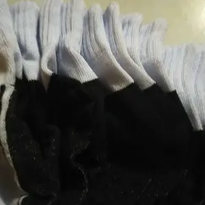 6 Pasang Kaos Kaki Anak Sekolah Pendek Hitam Putih Unisex Tebal Sport Wanita Pria Katun Cowok Nyaman Fashion