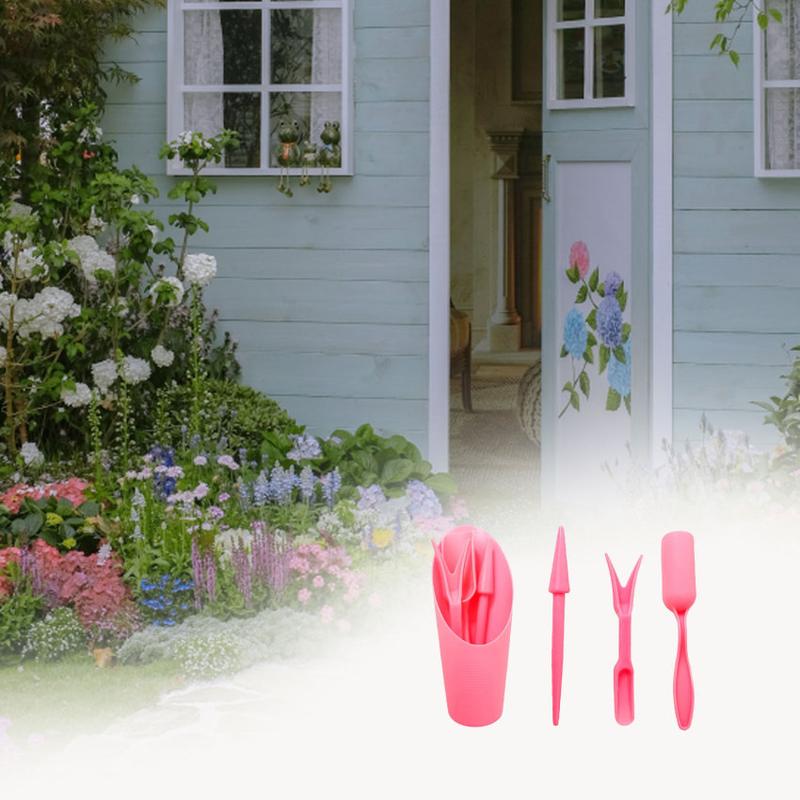 Product Introduction of 4pcs Mini Garden Tools Succulent Planting Kit Flower Growing Tool Set Home Plant Cultivation Garden Potted Flower Canes Rod Tool 100