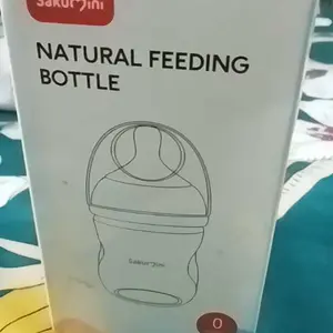 Sakumini Baby Natural Milk Feeding Bottle Botol Susu Bayi Newborn 120ml wide neck dot