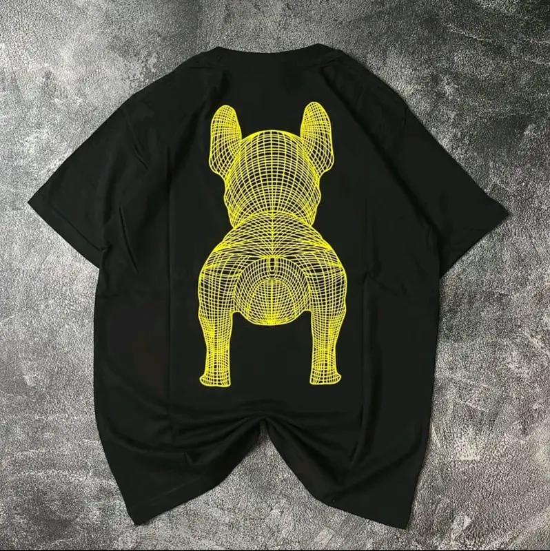 [ TERBARU ] Tshirt kaos Pria Bulldog Motif Sketsa Distro Premium Full Tag/Kaos Unisex Pria Wanita Dewasa/Atasan Premium Distro Nyaman Pendek Radog Model KOrea Oblong Sablon Bulat Keren Variasi Hitam Simple Katun Baju Distro Kaos Gambar Printing 3