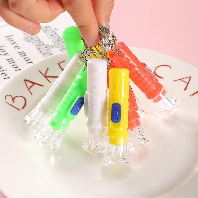 Mini LED Keychain Flashlight Light Portable Plastic Keychain - TikTok ...