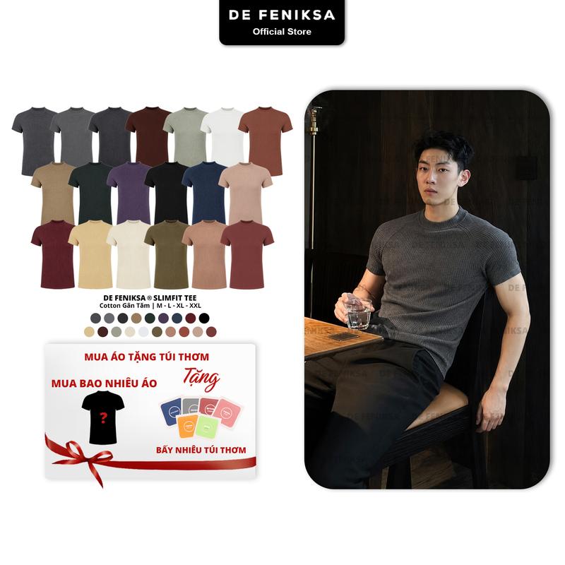 [BEST SELLER][MUA COMBO] DeFeniksa Áo Thun Cao Cấp Nam Nữ Unisex Slimfit Chất Liệu Thun Tăm Đũa Thoáng Mát Co Dãn 4 Chiều Phù Hợp Nam Nữ Gymer - MA9