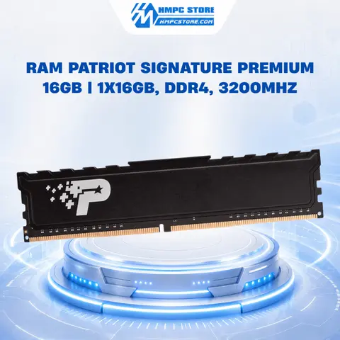 RAM Patriot Signature Premium 16GB | 1x16Gb, DDR4, 3200MHz, bảo hành 5 năm