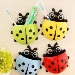 Rak Tempel KUMBANG Rak Holder Kamar Mandi Karakter Tempat Sikat Gigi Serbaguna