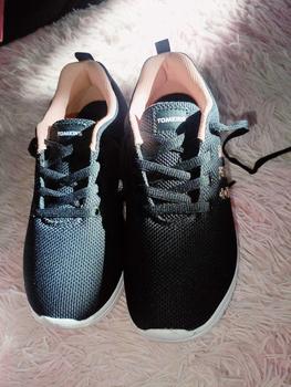 Product Review of TOMKINS Nolly Beta - Black Peach Sepatu Wanita Sneakers Sport Casual Shoes Hitam Olahraga from ᴘ**ᴇ 0