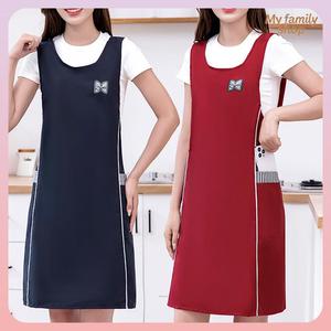 Tạp dề yếm giảm béo, thời trang, không thấm nước và chống dầu, phù hợp cho nhà bếp và công việc phục vụ ăn uống tại nhà, có vòng eo