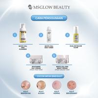 Gambar MS GLOW Whitecell DNA WCD Paket Skincare Menghilangkan Flek Hitam Mencerahkan Wajah Glowing Pembersih Komedo Memudarkan Garis Halus di Wajah Kusam Memutihkan - PKT WCD+ELIXIR NEW dari Biliva Beauty Store Kota Surabaya 5 Tokopedia