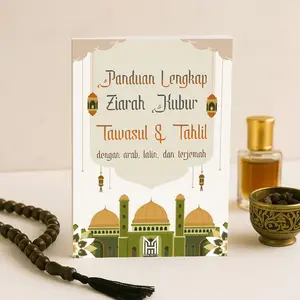 Buku Panduan Ziarah Kubur, Tawasul, Tahlil lengkap arab, latin, dan terjemah.